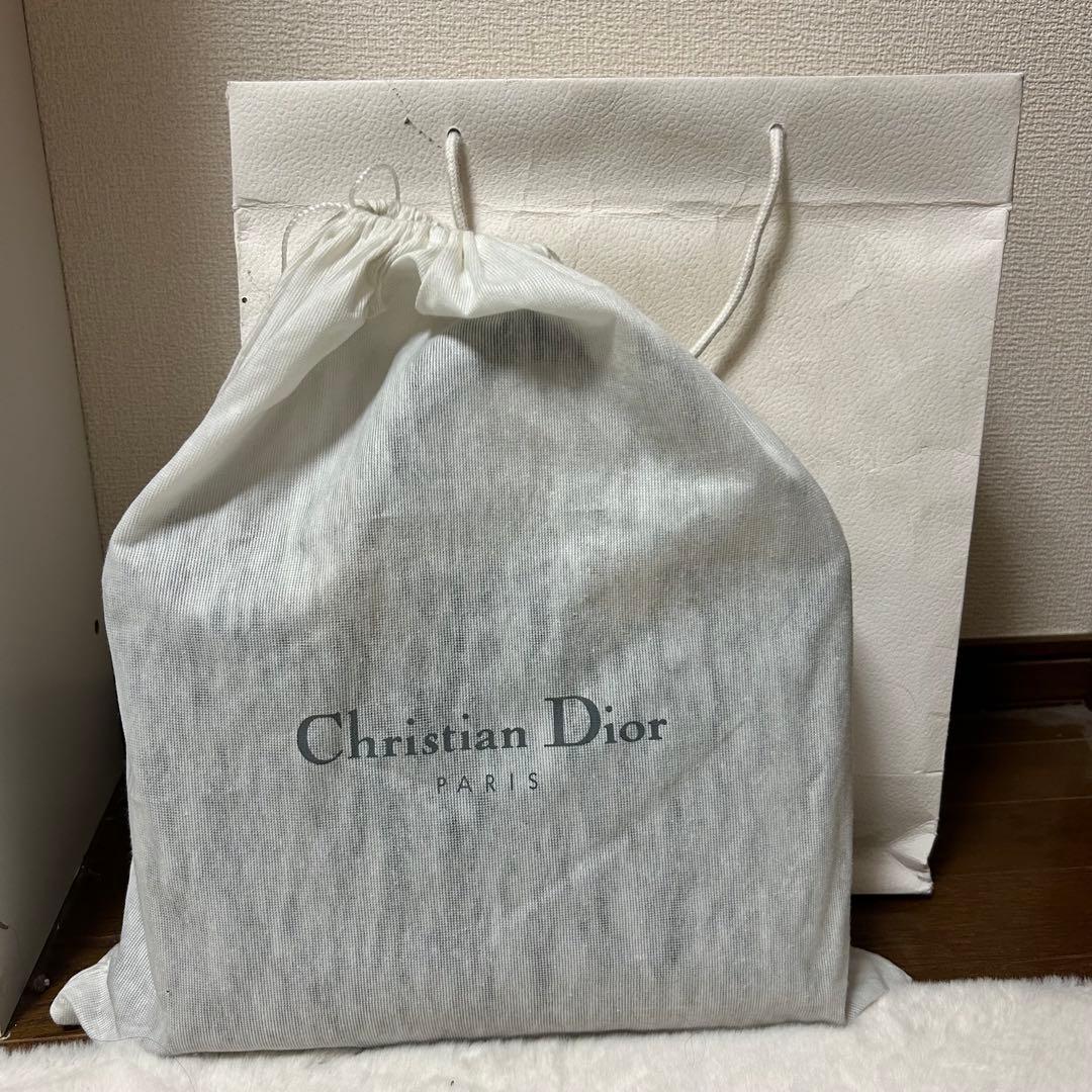 Dior レディディオール ハンドバッグ ブラック ゴールド金具 極美品