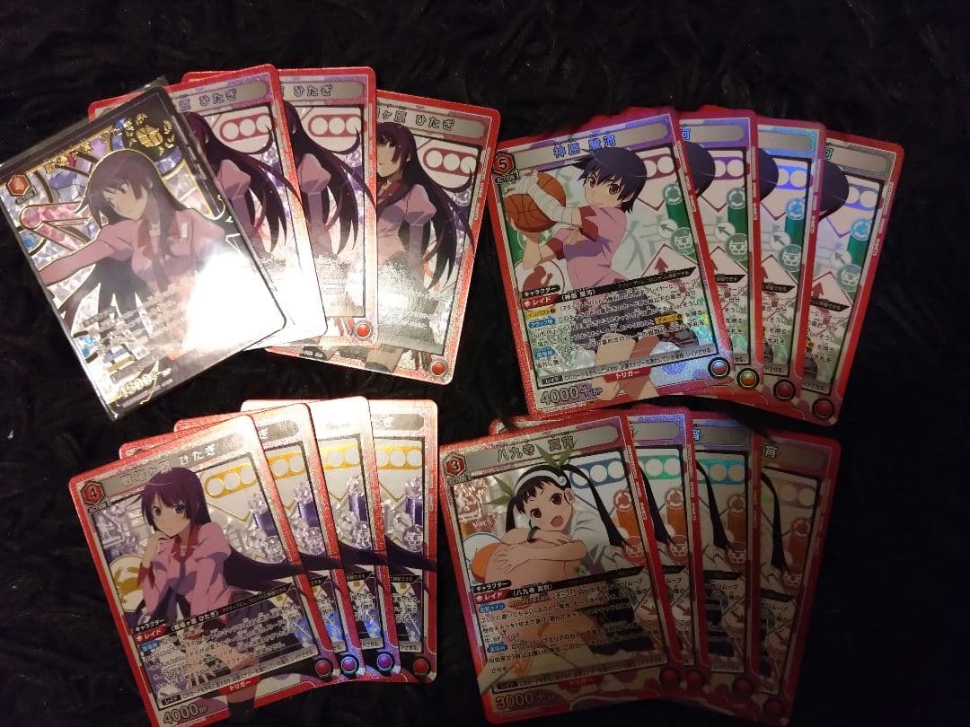 し*さ様 物語シリーズ UNION ARENA トレーディングカード 4コン一部