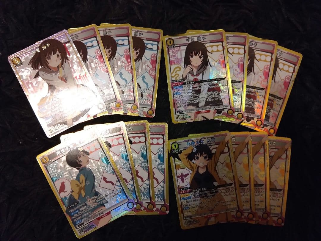 し*さ様 物語シリーズ UNION ARENA トレーディングカード 4コン一部