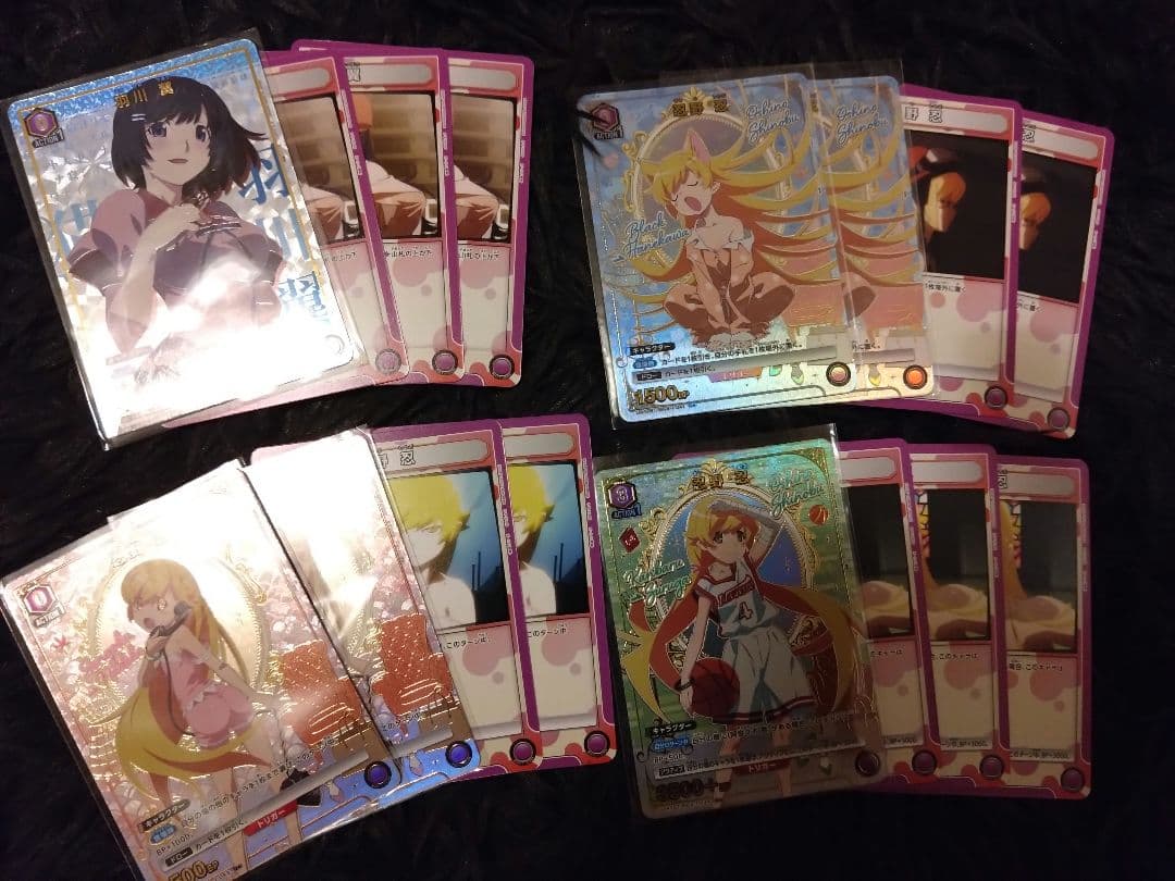 し*さ様 物語シリーズ UNION ARENA トレーディングカード 4コン一部