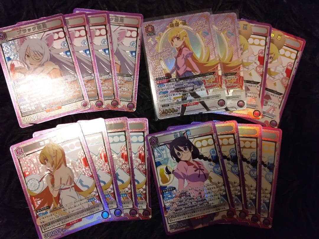 し*さ様 物語シリーズ UNION ARENA トレーディングカード 4コン一部