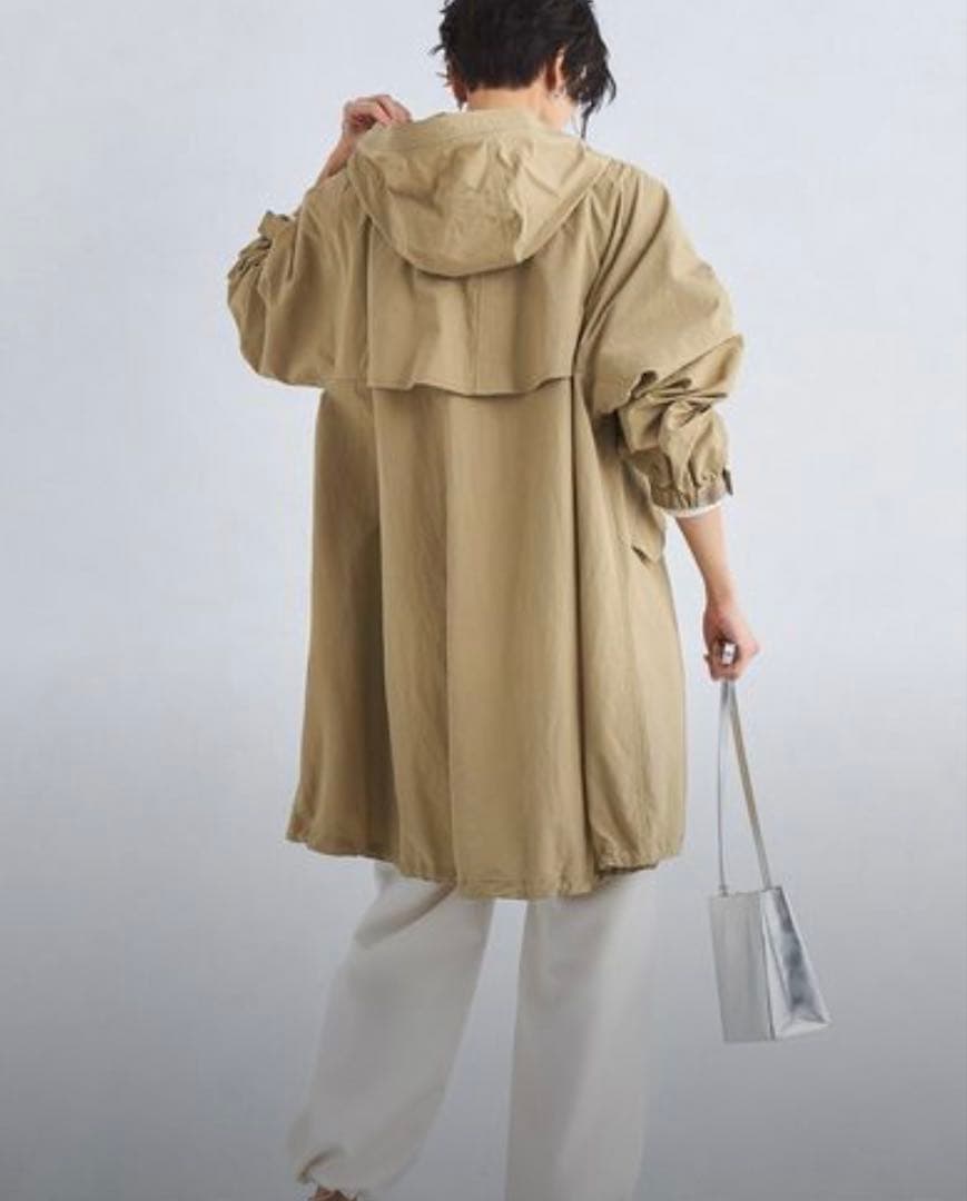 グリーンレーベルリラクシング　ナイロンフーデッドブルゾンジャケット