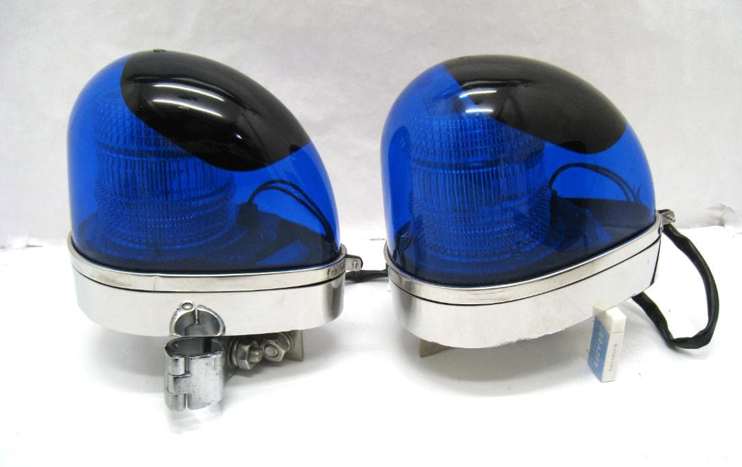 小糸製作所　パトライト フラッシュライト 青 12V 防眩 旧車 バイク