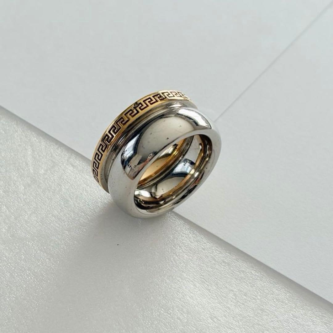 VERSACE ヴェルサーチェ リング シルバー ゴールド