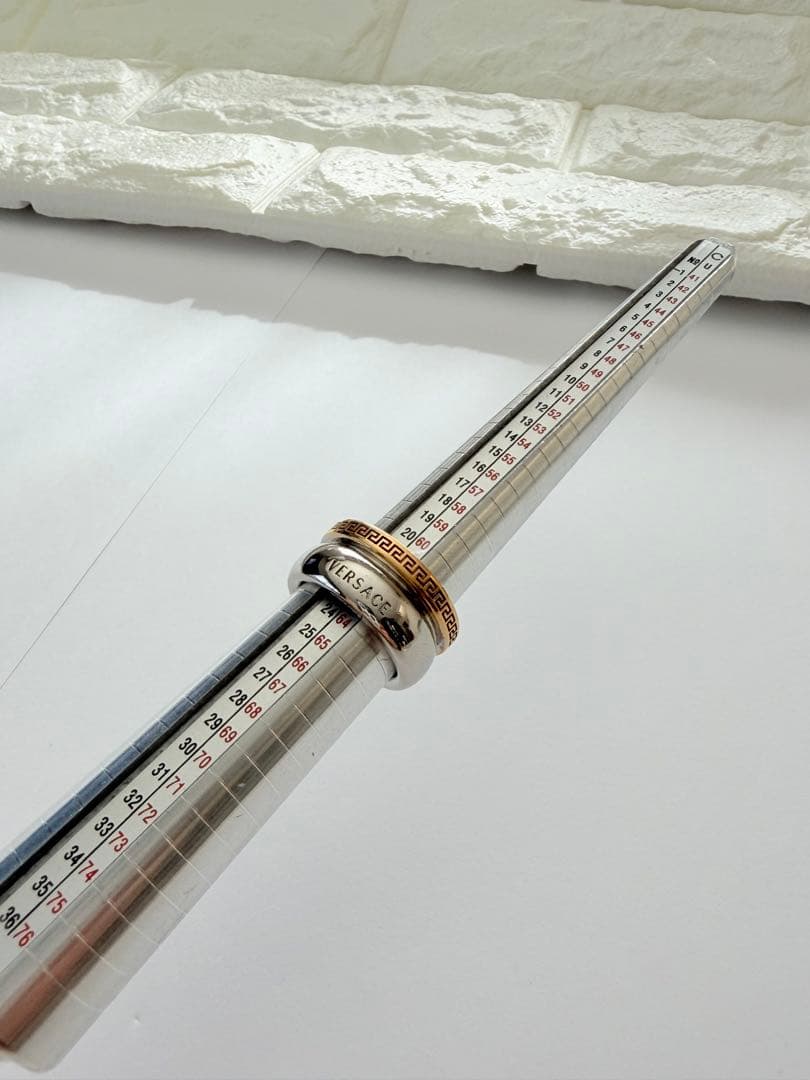 VERSACE ヴェルサーチェ リング シルバー ゴールド