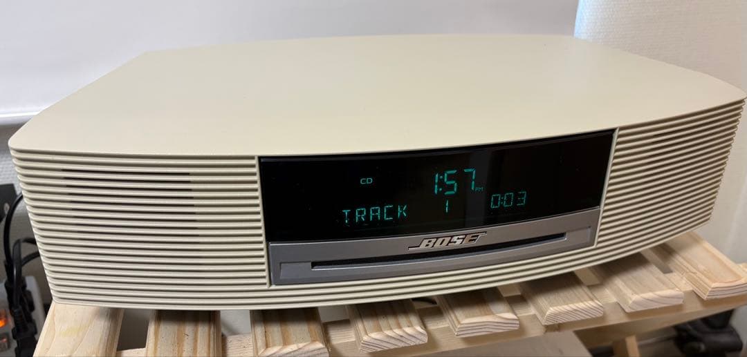 【CD再生可能】BOSE Wave Music System プラチナムホワイト