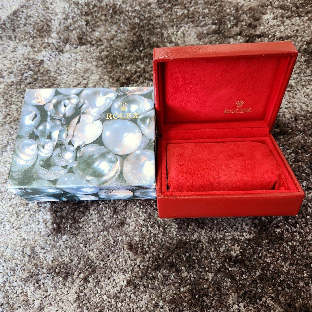 B⑧ロレックス 14.00.02 ROLEX 箱と　レザーケース 赤
