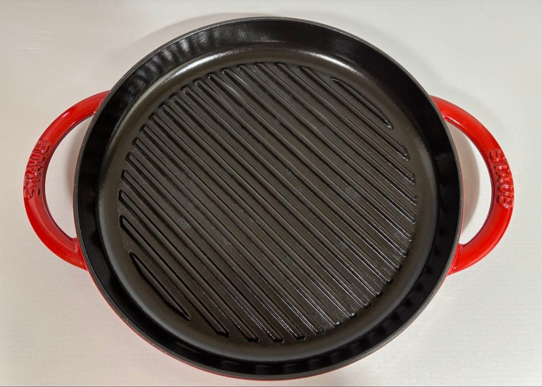 ストウブ staub ピュアグリル ラウンド チェリー 26cm