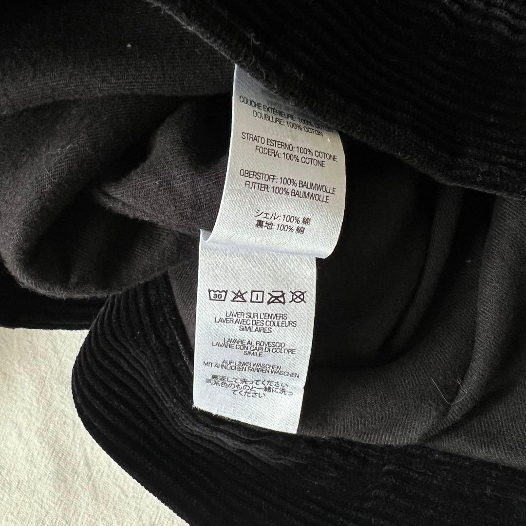 【美品】supreme シュプリーム コーデュロイジャケット フルジップ 黒 L