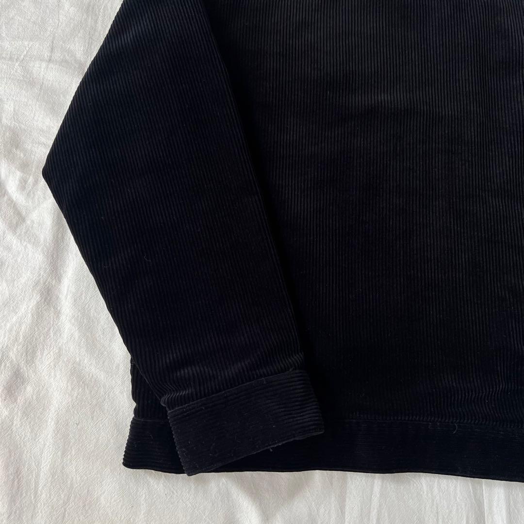 【美品】supreme シュプリーム コーデュロイジャケット フルジップ 黒 L