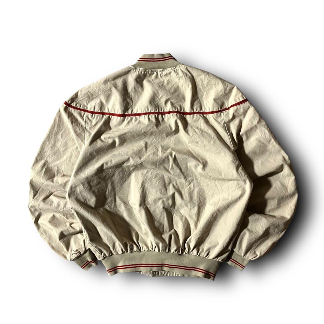 USA製80s vintageダービージャケット短丈ボンバーCBOY ベージュM