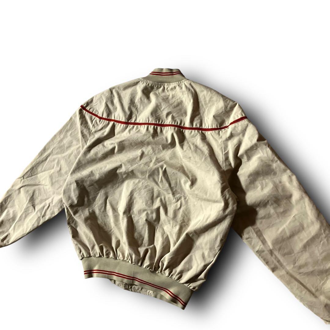 USA製80s vintageダービージャケット短丈ボンバーCBOY ベージュM