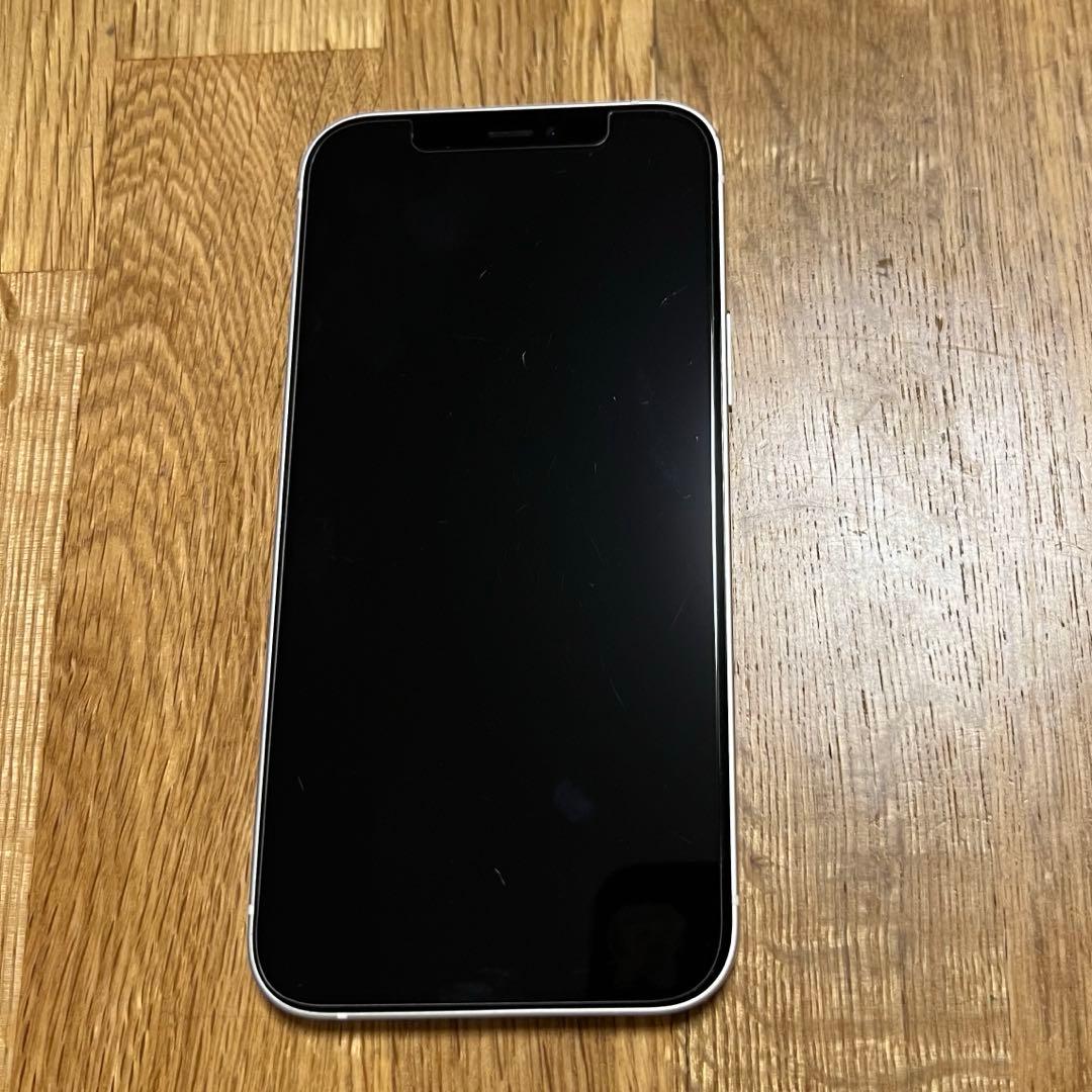 iPhone 12 128GB ホワイト SIMフリー　バッテリー交換済