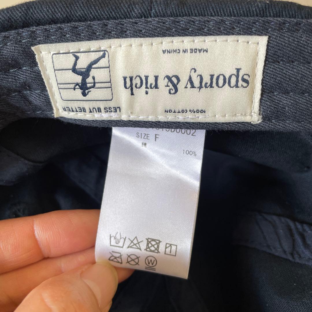 美品　sporty&rich キャップ　帽子　人気完売品