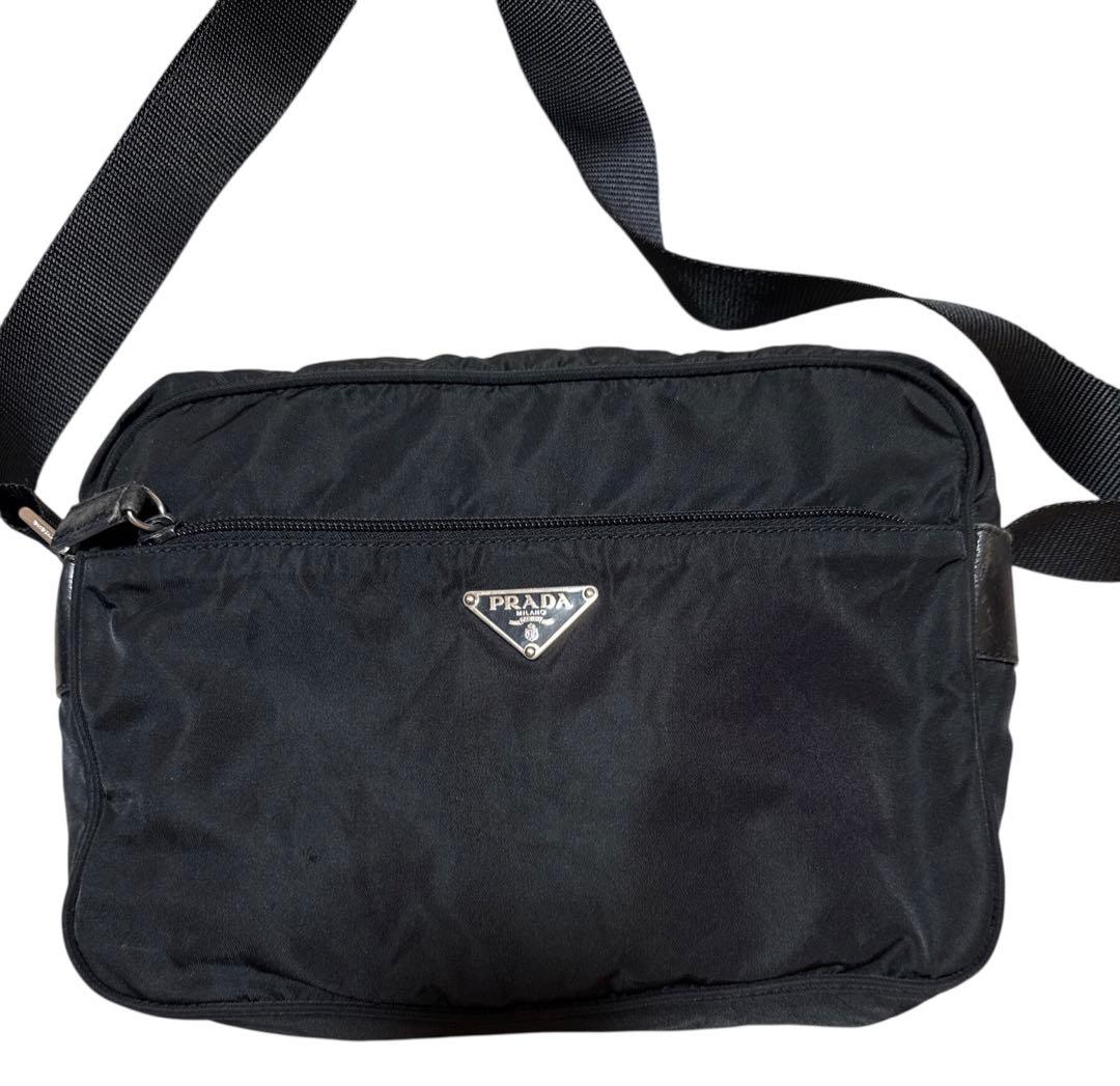 PRADA プラダ 三角ロゴ アイコン ナイロン ショルダーバッグ