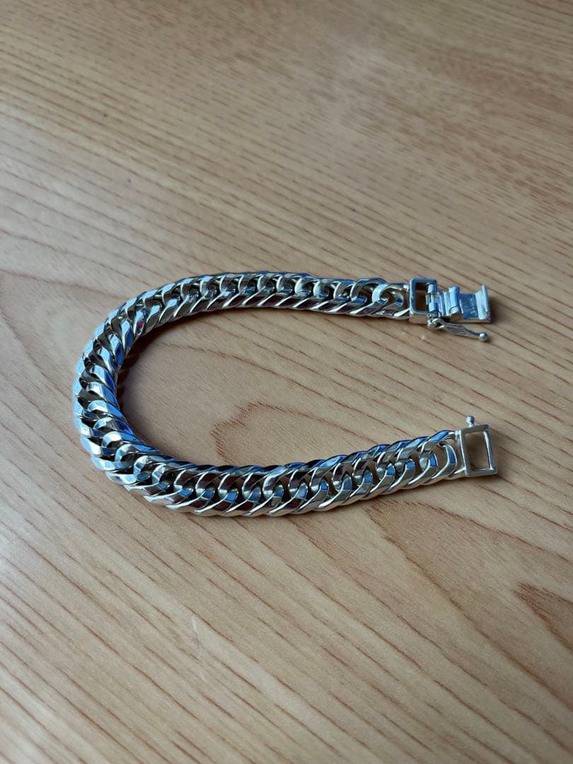 喜平12面ダブル　ブレスレット　シルバー925