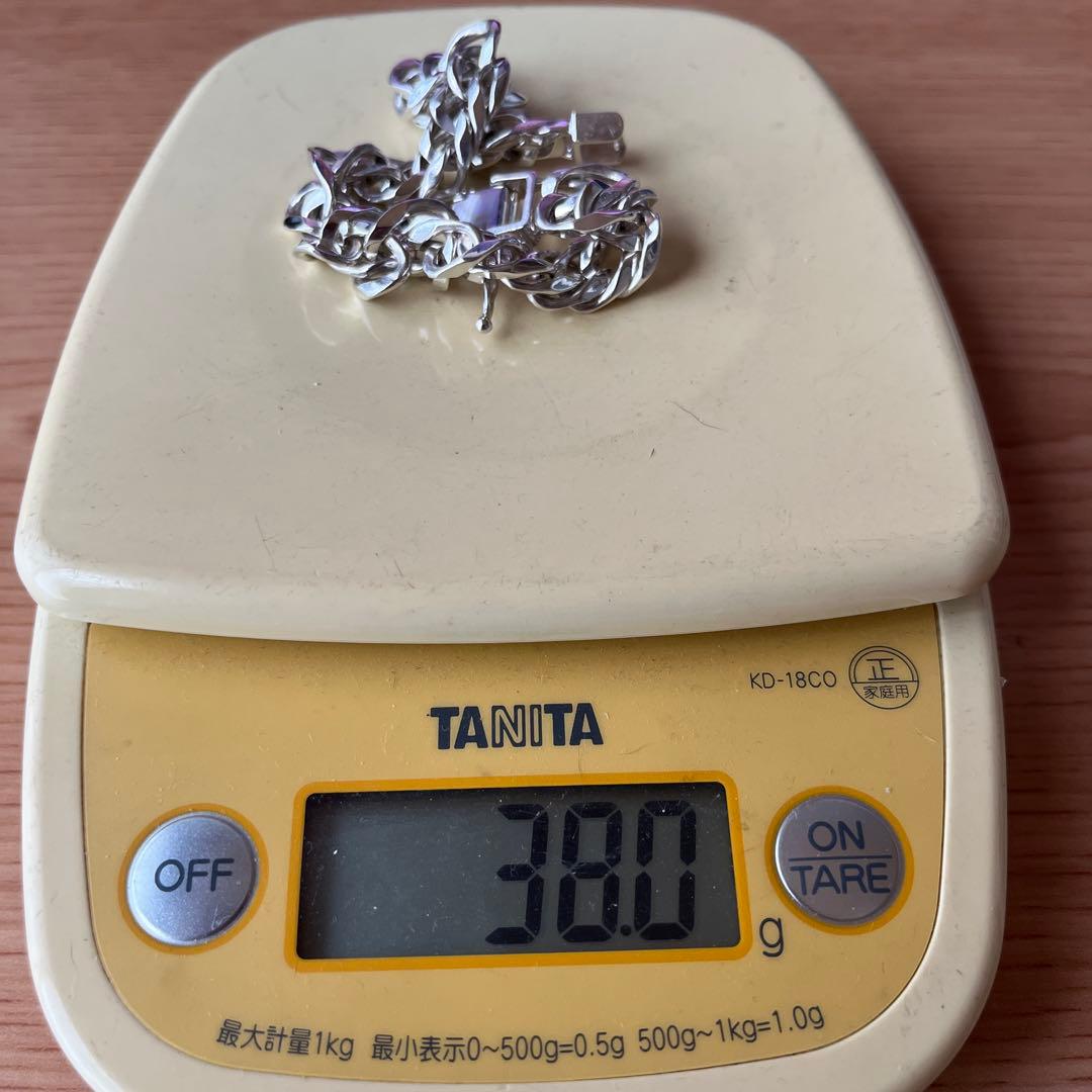 喜平12面ダブル　ブレスレット　シルバー925