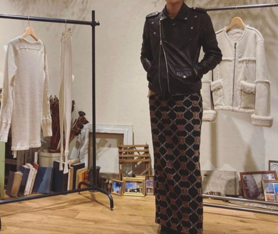 nowos ジャガードスカート