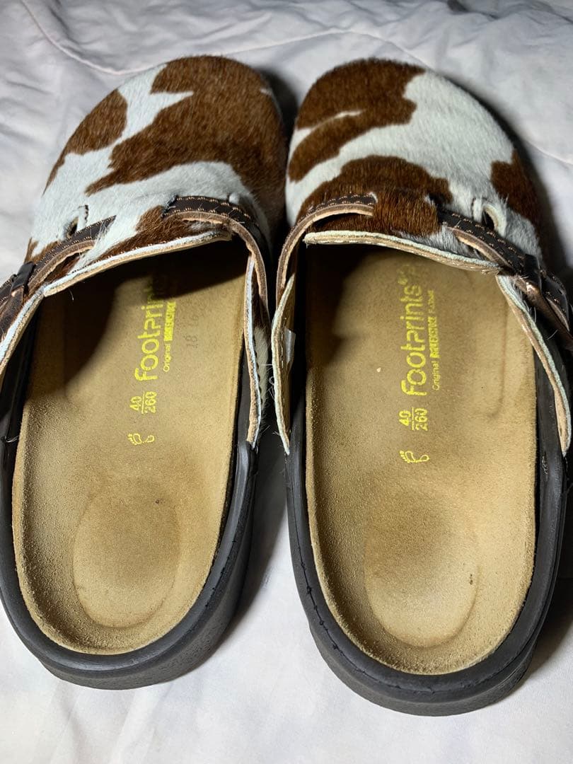 超希少 廃盤 ビルケンシュトック ビルキー ハラコ 牛柄 サンダル 26㎝