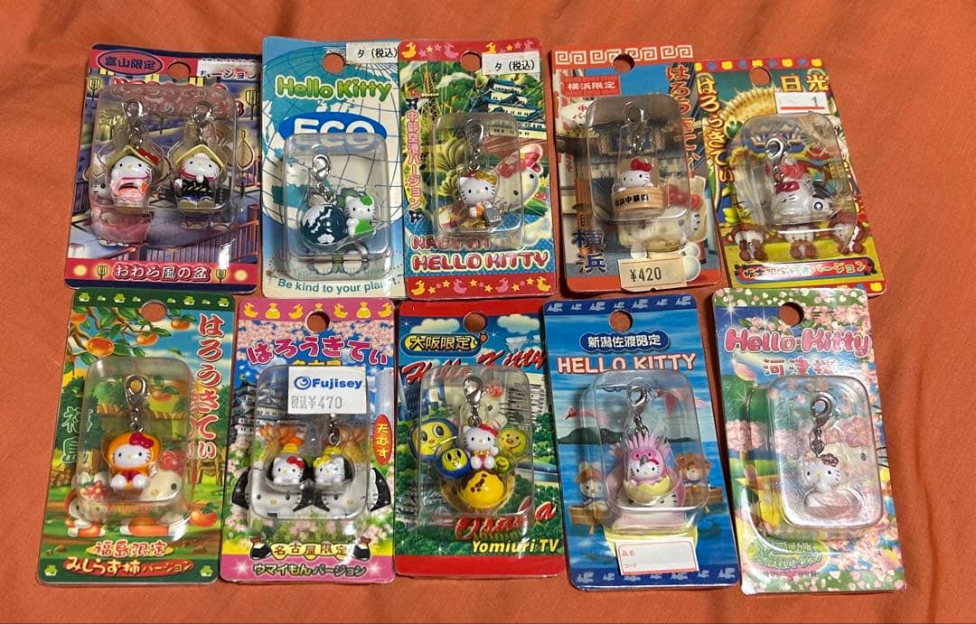 ご当地キティストラップ156点セット