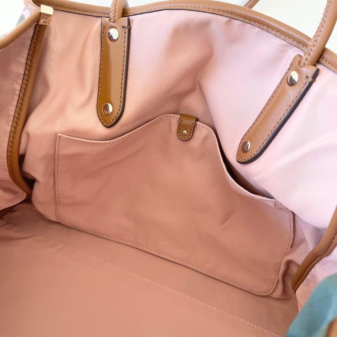 【極美品】kate spade スペード フラワー ジャカード トートバッグ