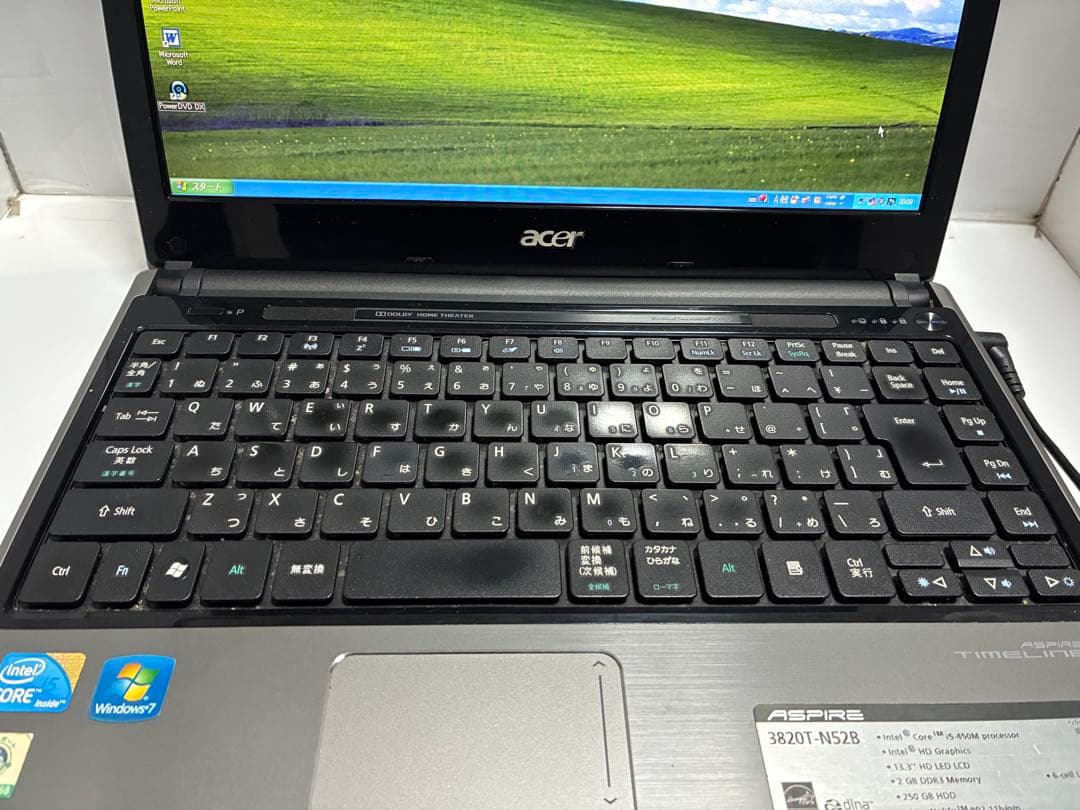 【1119】Acer aspire3820T-N52B i5 XP office