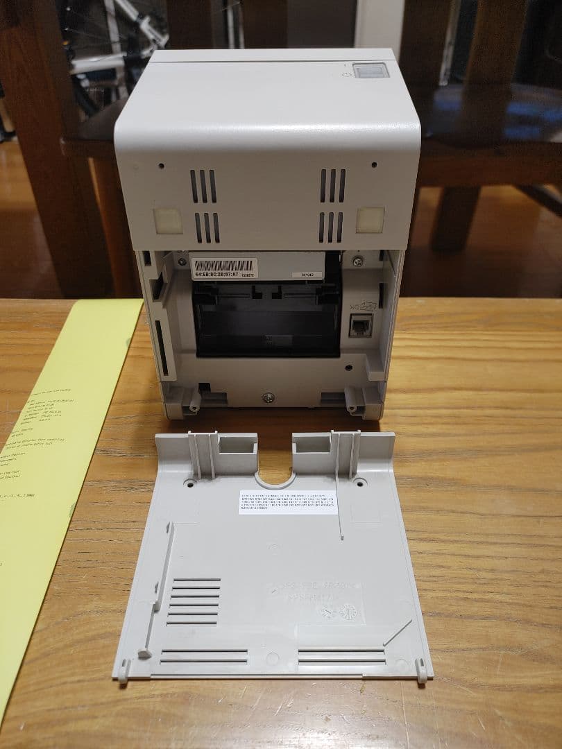 【動作OK】EPSON レシートプリンター TM-L90 　ACアダプター付