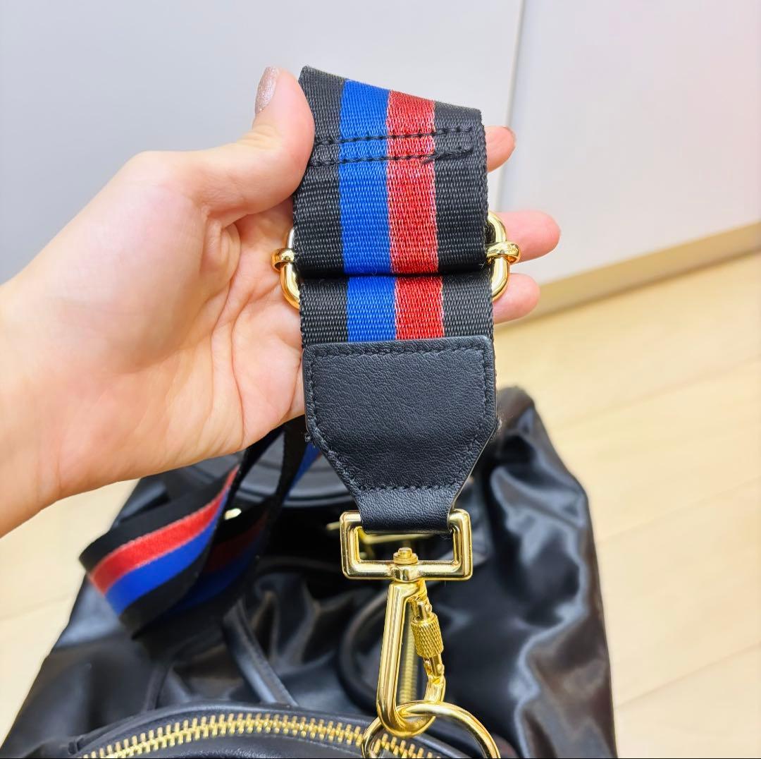 BALMAIN ボストンバッグ バレルバッグ　ショルダーストラップ　ドラムバッグ