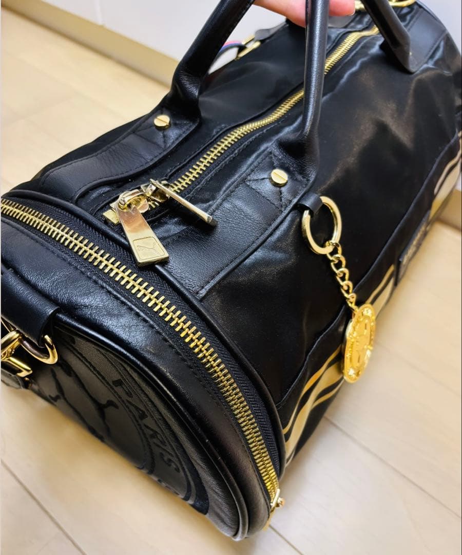 BALMAIN ボストンバッグ バレルバッグ　ショルダーストラップ　ドラムバッグ