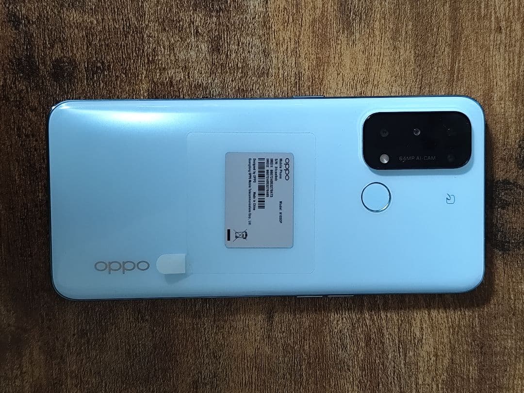 OPPO Reno5 A 5G ライトブルー 本体