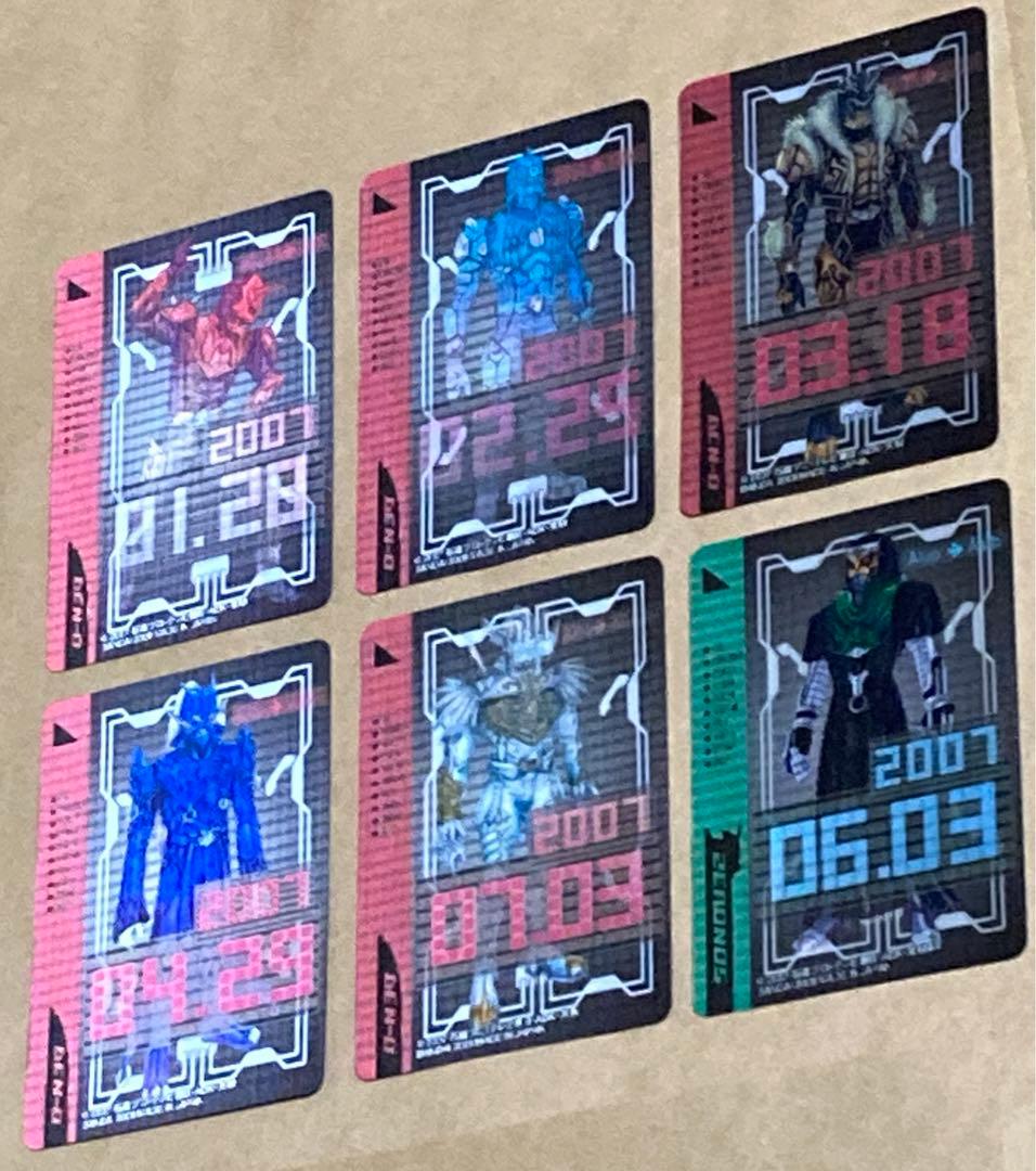 仮面ライダー電王　ライダーチケット　70枚（レアあり、ダブり3枚）