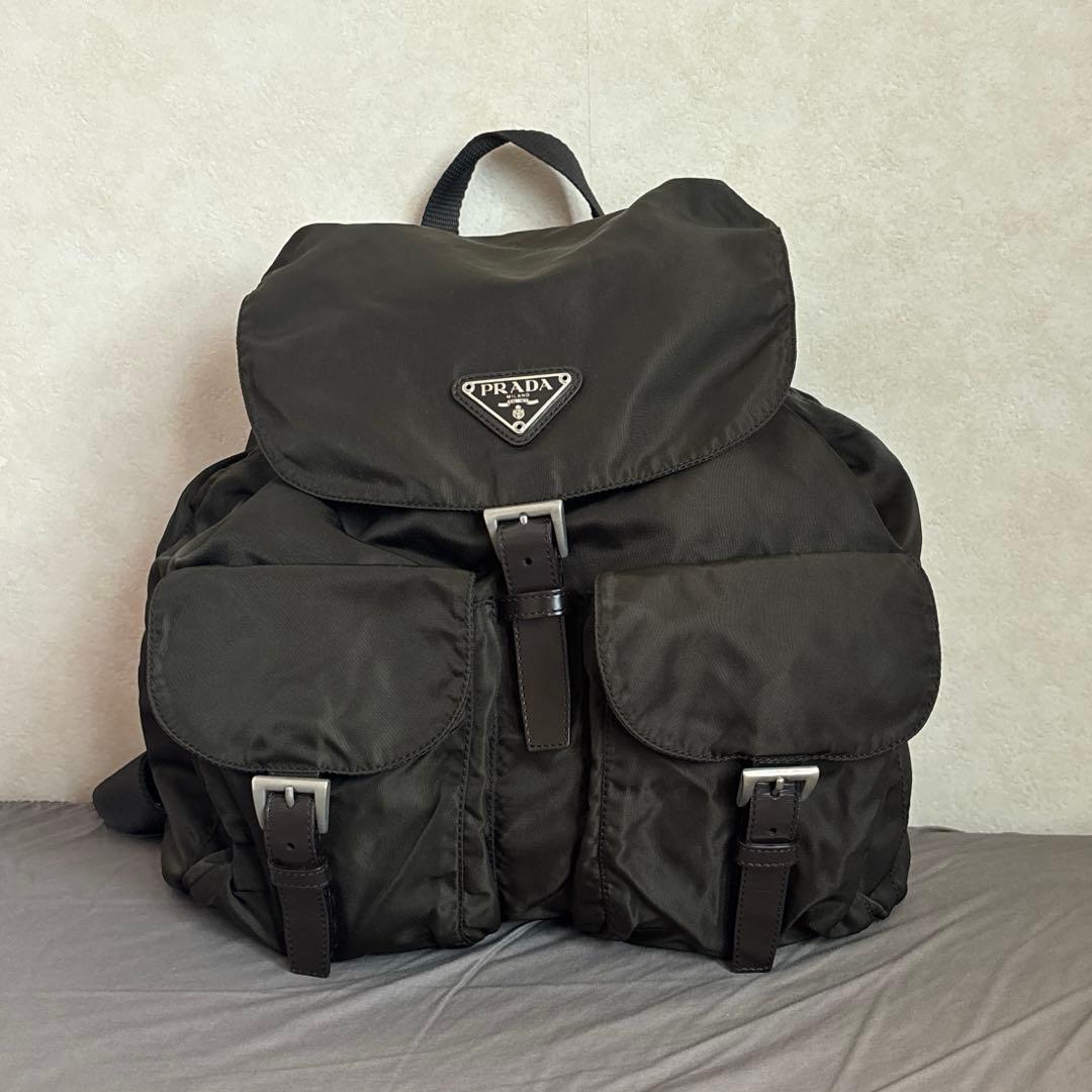 PRADA バックパック　リュック　ブラウン　美品