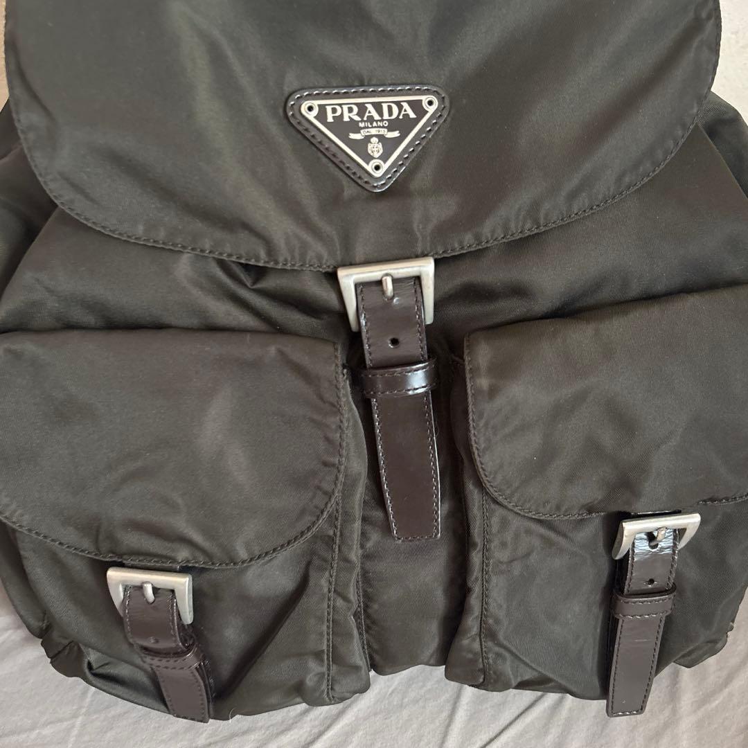 PRADA バックパック　リュック　ブラウン　美品