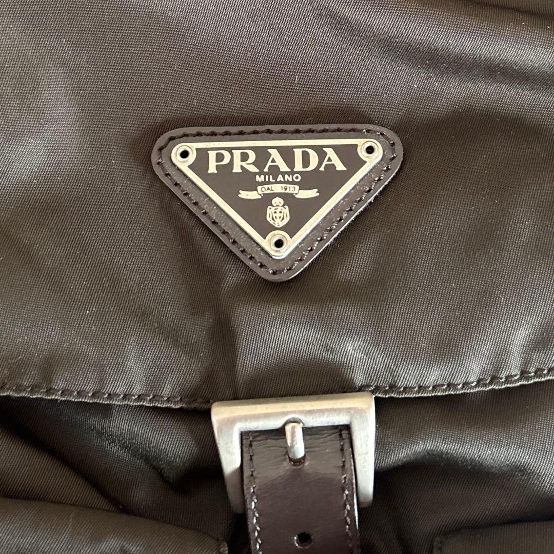 PRADA バックパック　リュック　ブラウン　美品