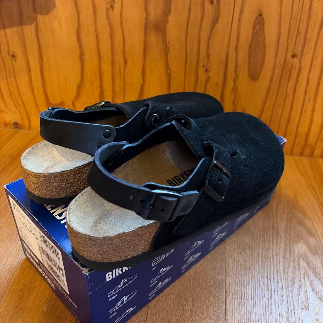 新品【ビルケンシュトック】TOKIO トキオ　37 （24.0）スエードブラック