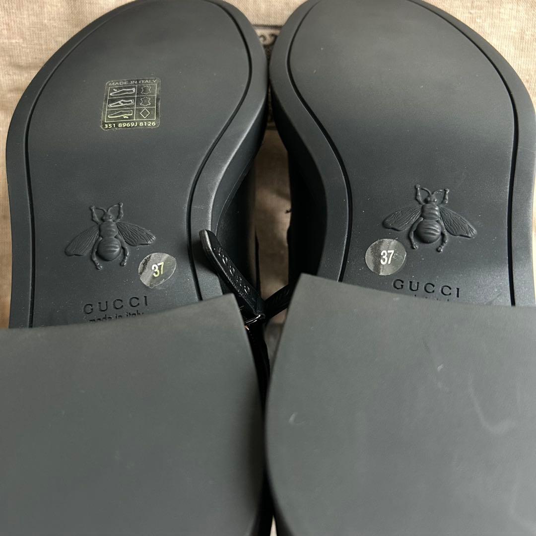 GUCCI ブラック GGロゴ ブーツ