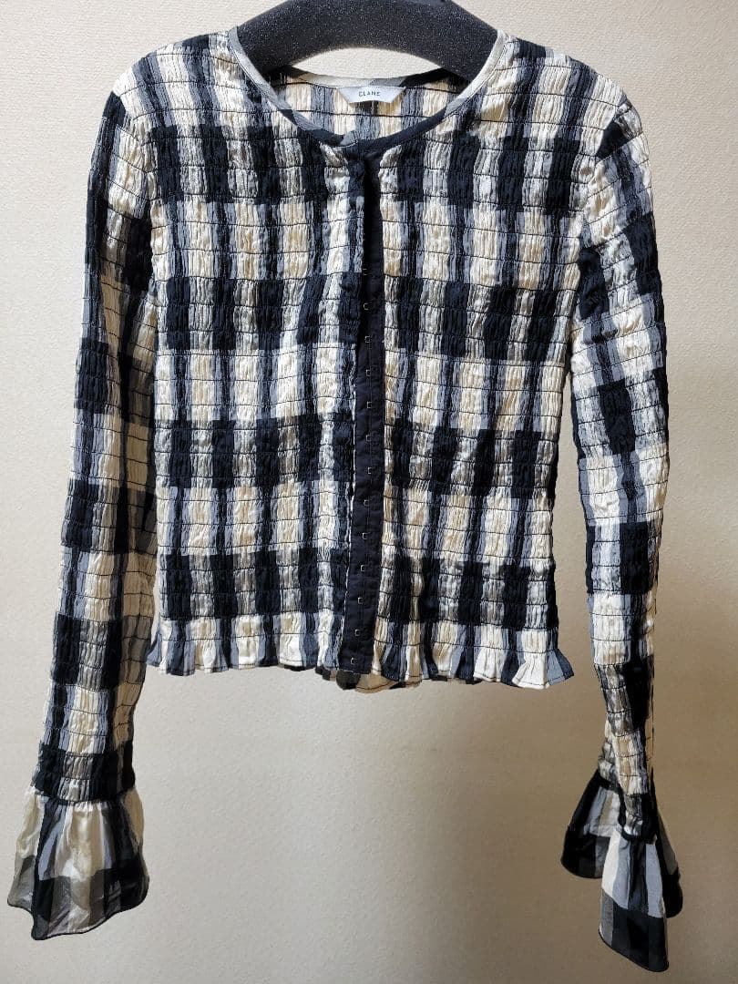 CLANE シャーリングデザインブラウス サイズ1