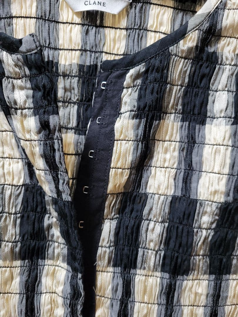 CLANE シャーリングデザインブラウス サイズ1