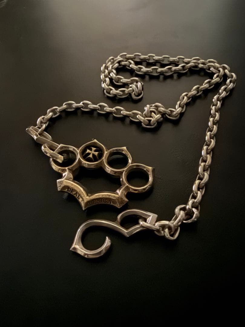 DEAL DESIGN silver925 ナックルクラウンチョーカー