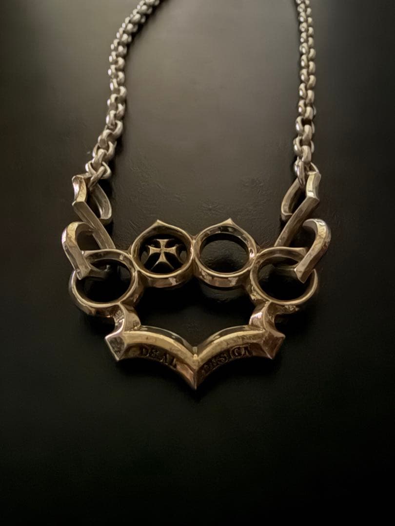 DEAL DESIGN silver925 ナックルクラウンチョーカー