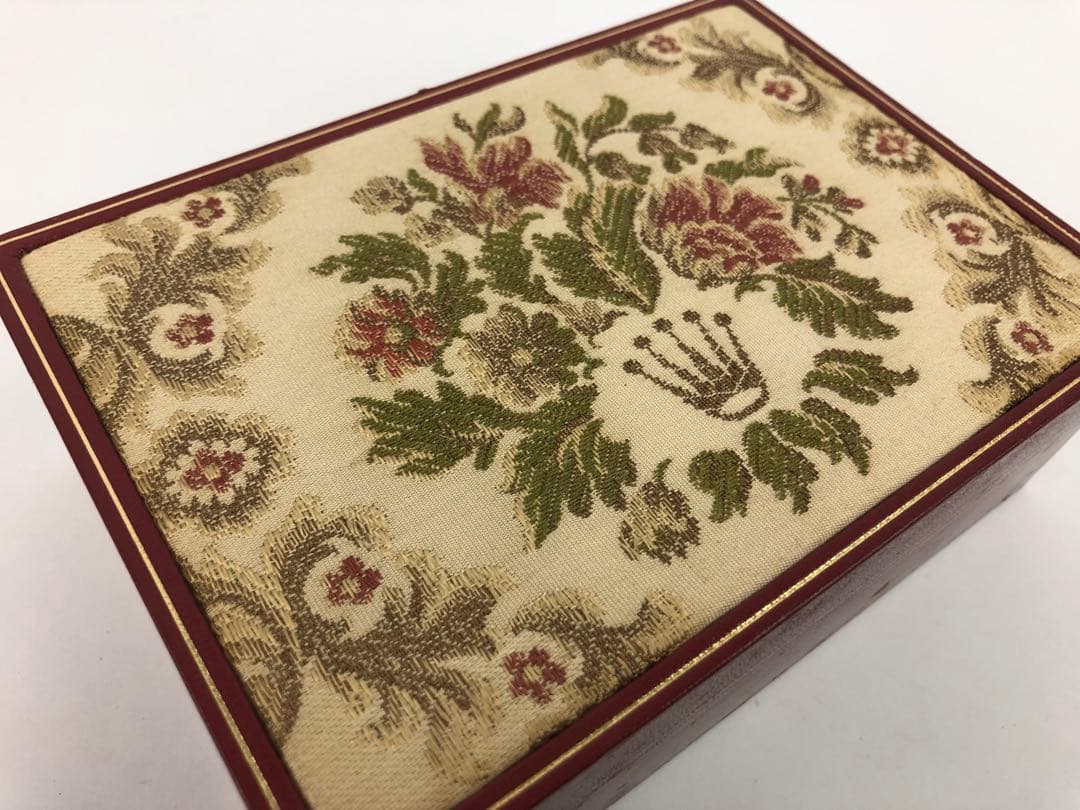 y*。様 ロレックス　空き箱　内箱　取説　小冊子　レッド　刺繍