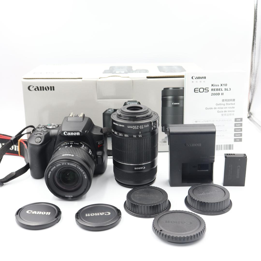 【ほぼ未使用】Canon EOS Kiss X10 ダブルズームセット付属品込