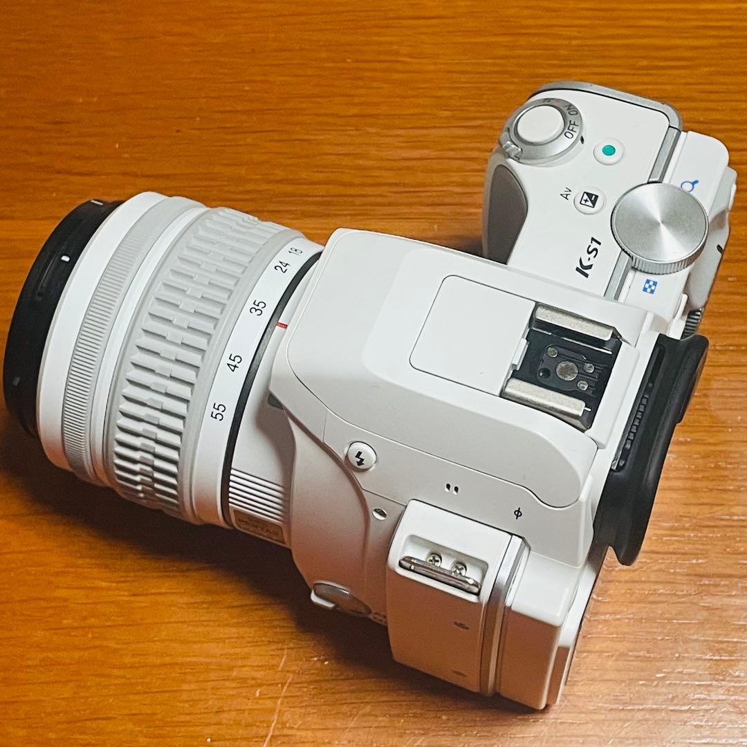 PENTAX K-S1 18-55mm ズームレンズキット WHITE 実用良品