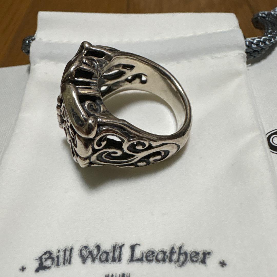 美品 BEAMS別注 ビルウォールレザー バタフライ リング