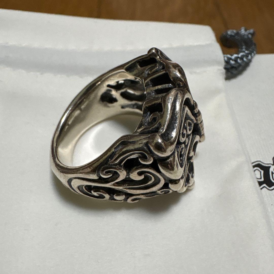 美品 BEAMS別注 ビルウォールレザー バタフライ リング