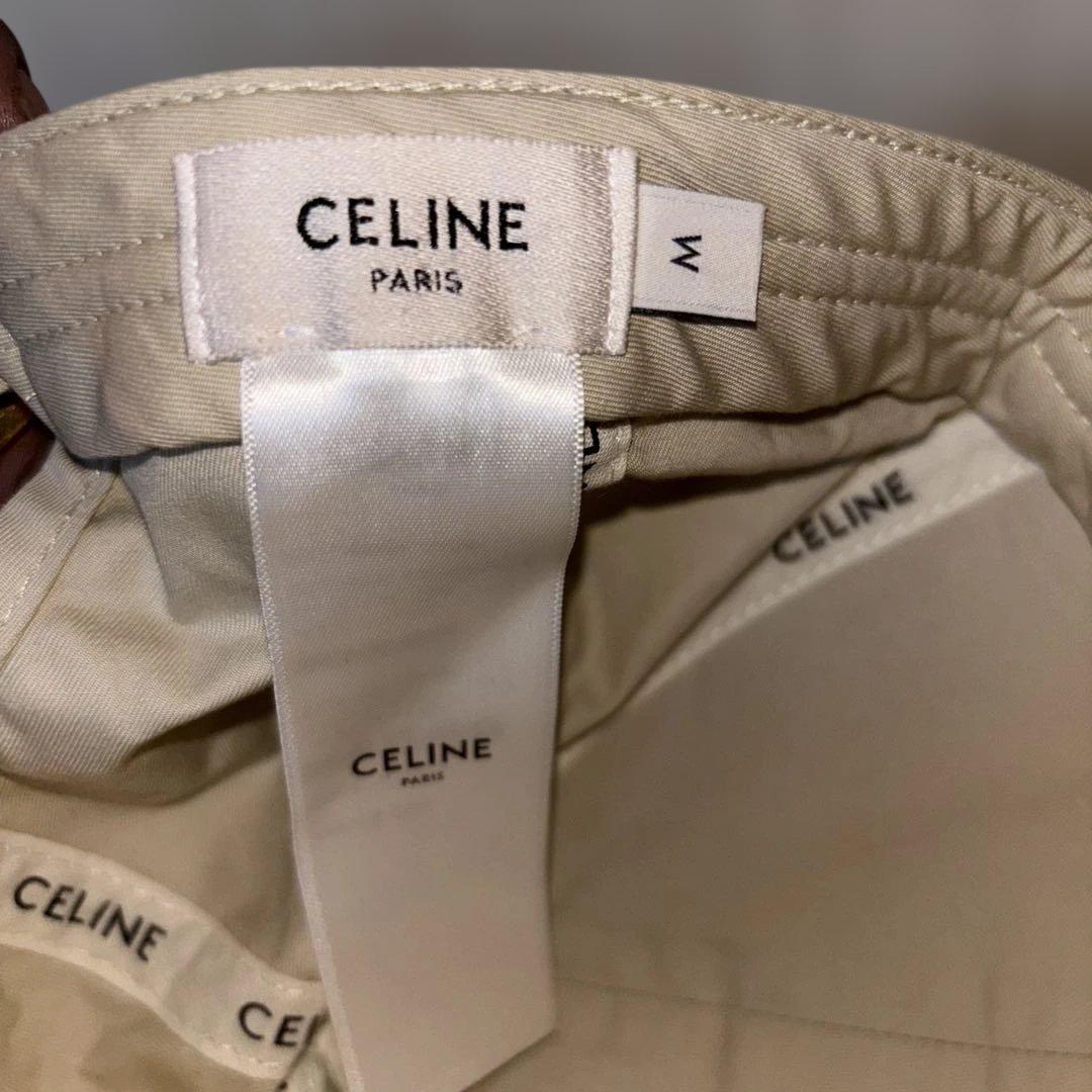 CELINE￤トリオンフ ベースボールキャップ / 国内完売ベージュ（M）