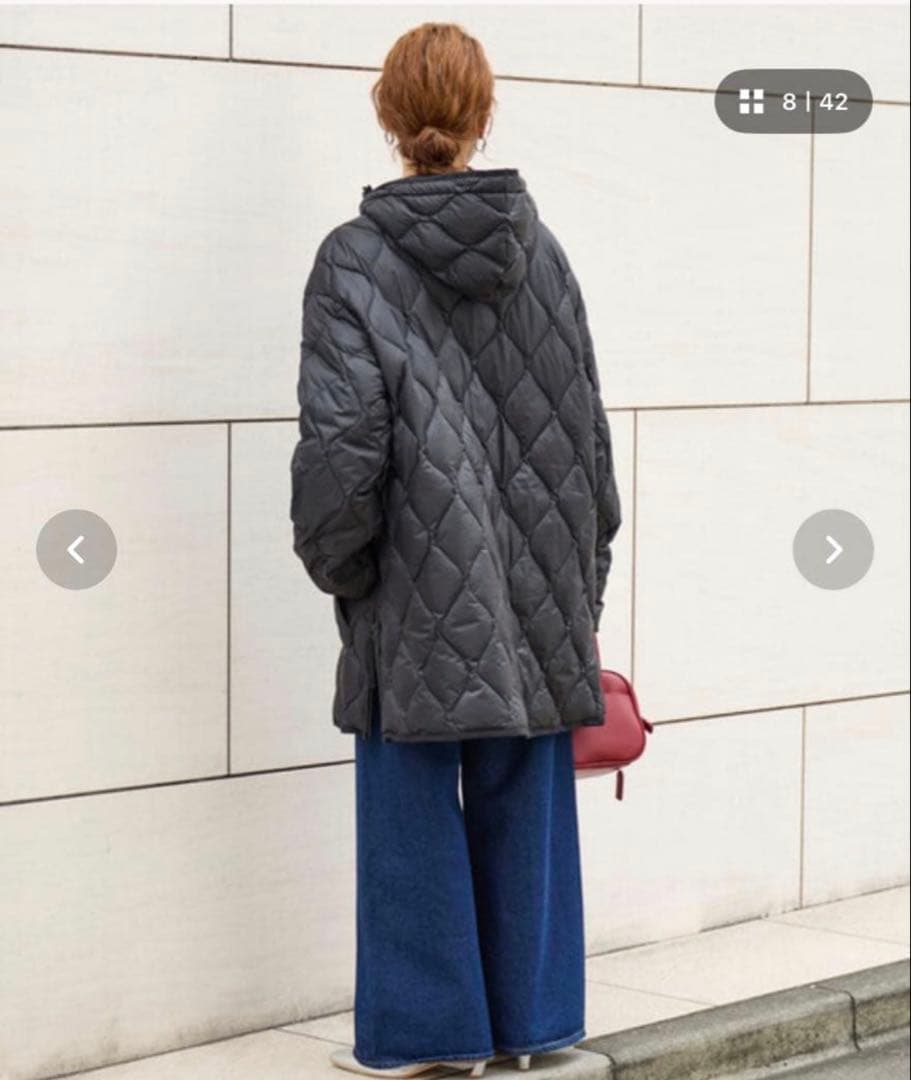 TAION × FREAK'S STORE 別注　フードミドル丈　ダウンコート