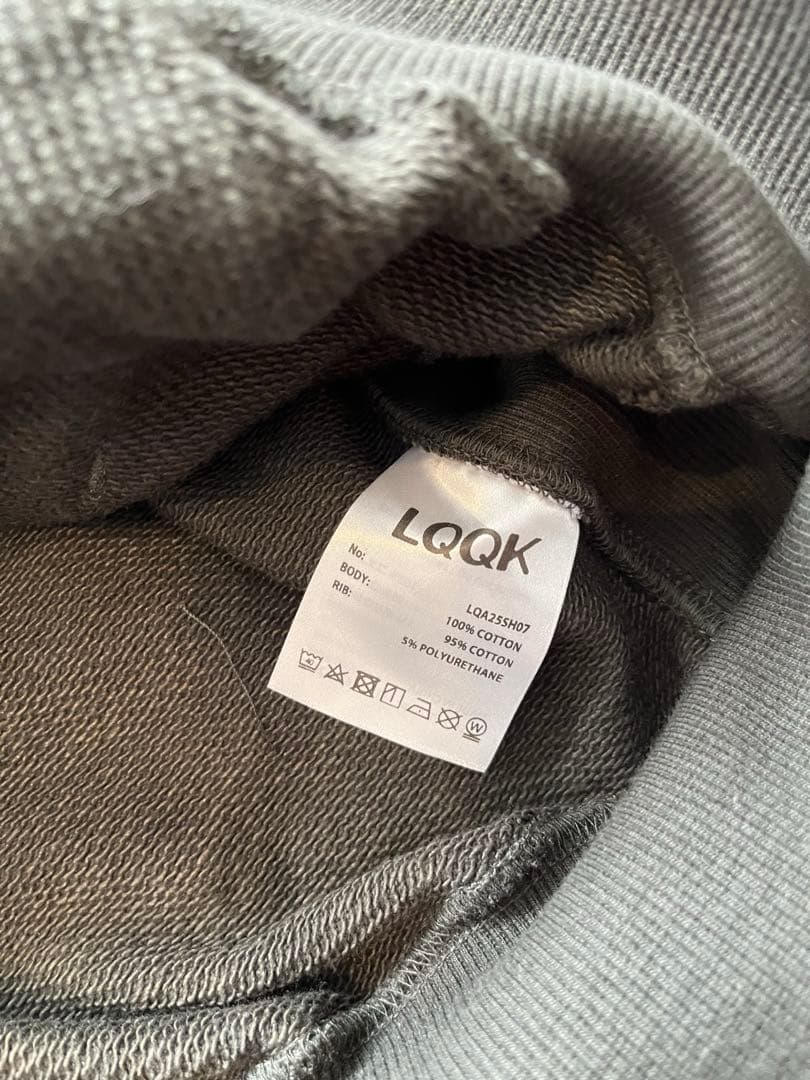 LQQK Studio ジップアップ フーディー Lサイズ 新品