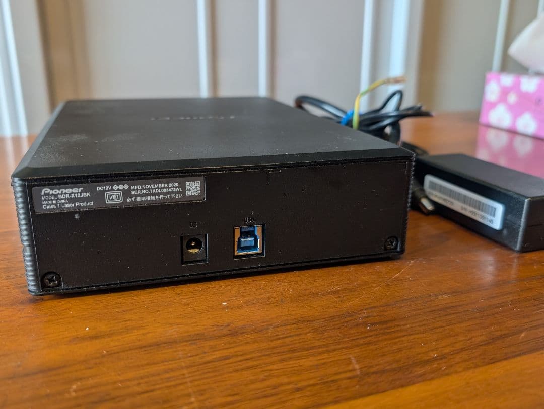 Pioneer ブルーレイディスクドライブ BDR-X12JBK