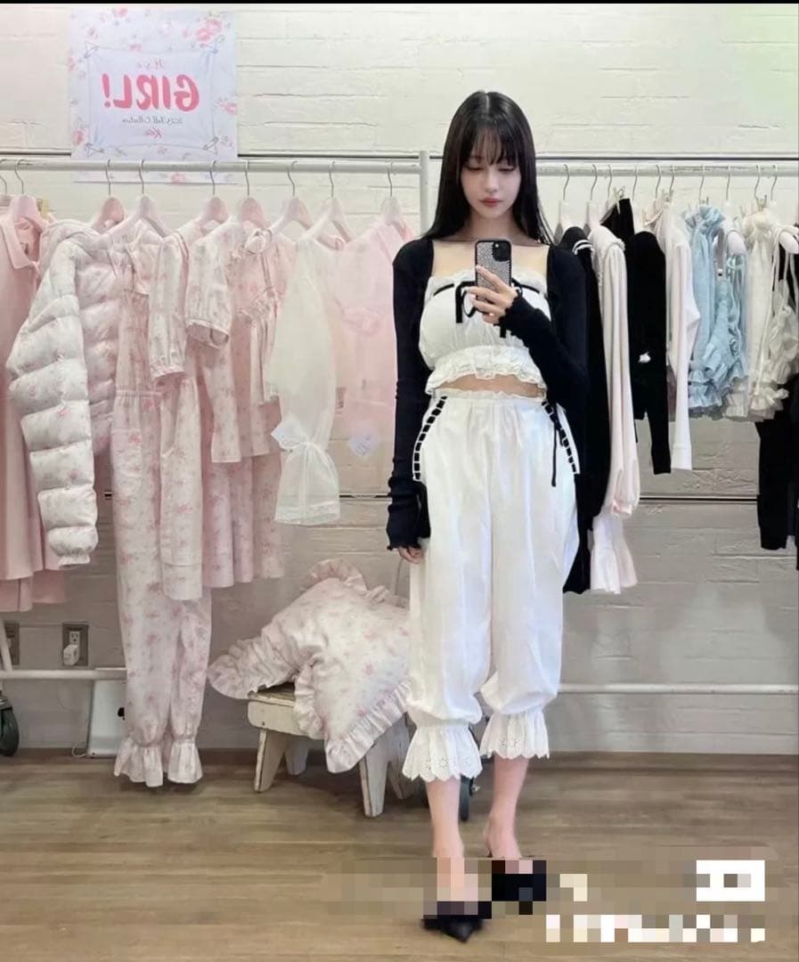 katie No country　ブラウス　ドロワーズ